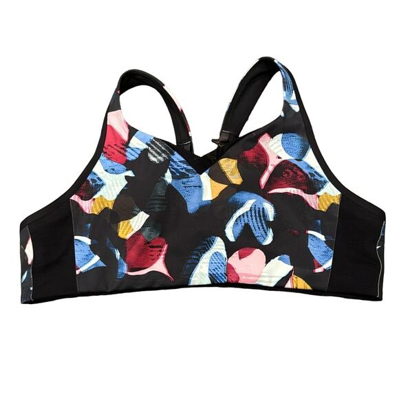 Brooks Women's Drive Convertible Sports Bra Fast Floral Print Size 36B - Picture 3 of 9
